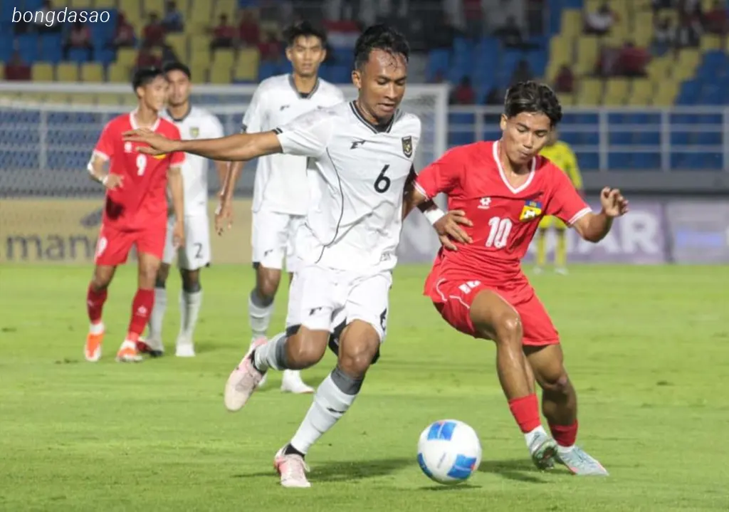 Kết quả vòng loại U23 Châu Á: U23 Indonesia vs U23 Lào