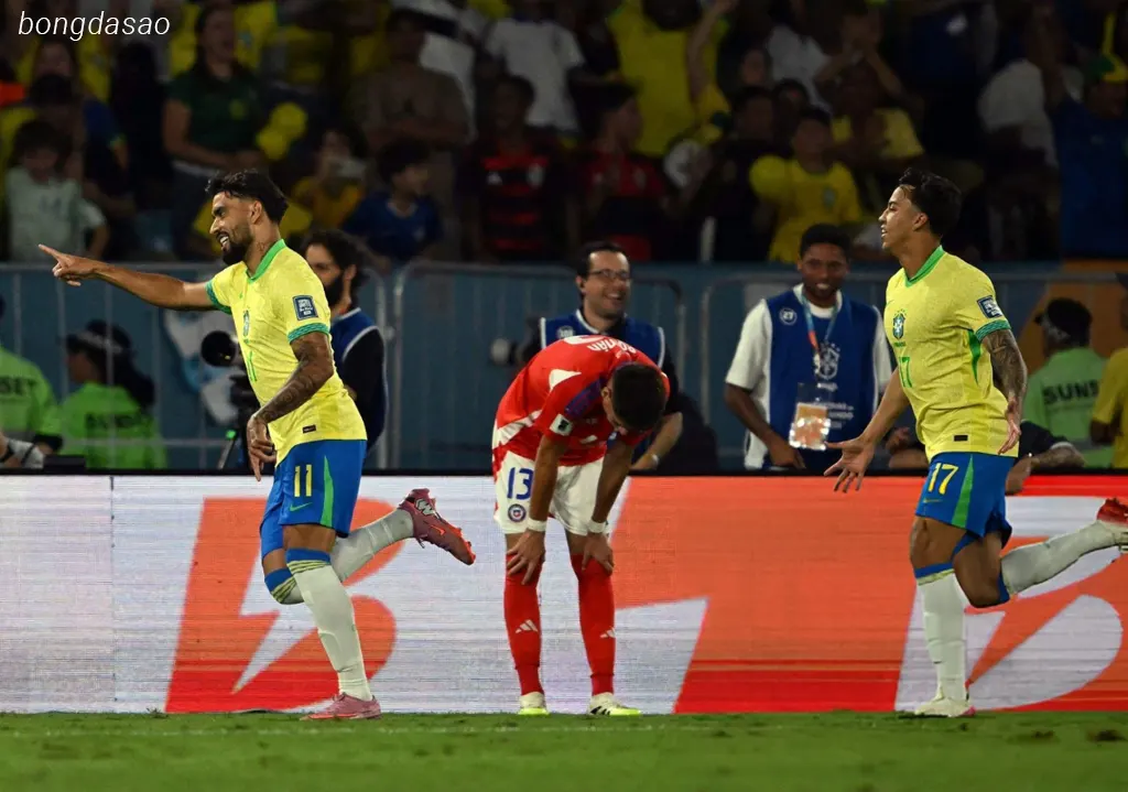 Kết quả vòng loại World Cup 2026 Nam Mỹ: Brazil vs Chile