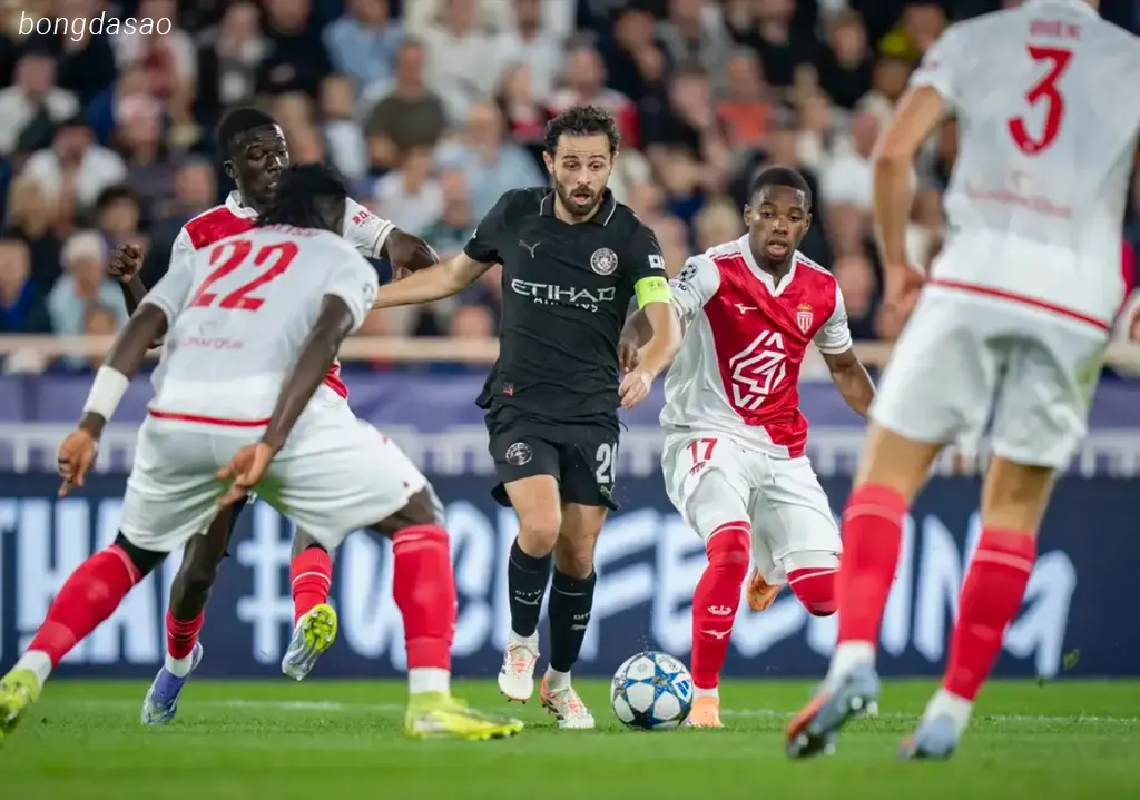 Kết quả bóng đá ngày 02/10: Monaco vs Man City