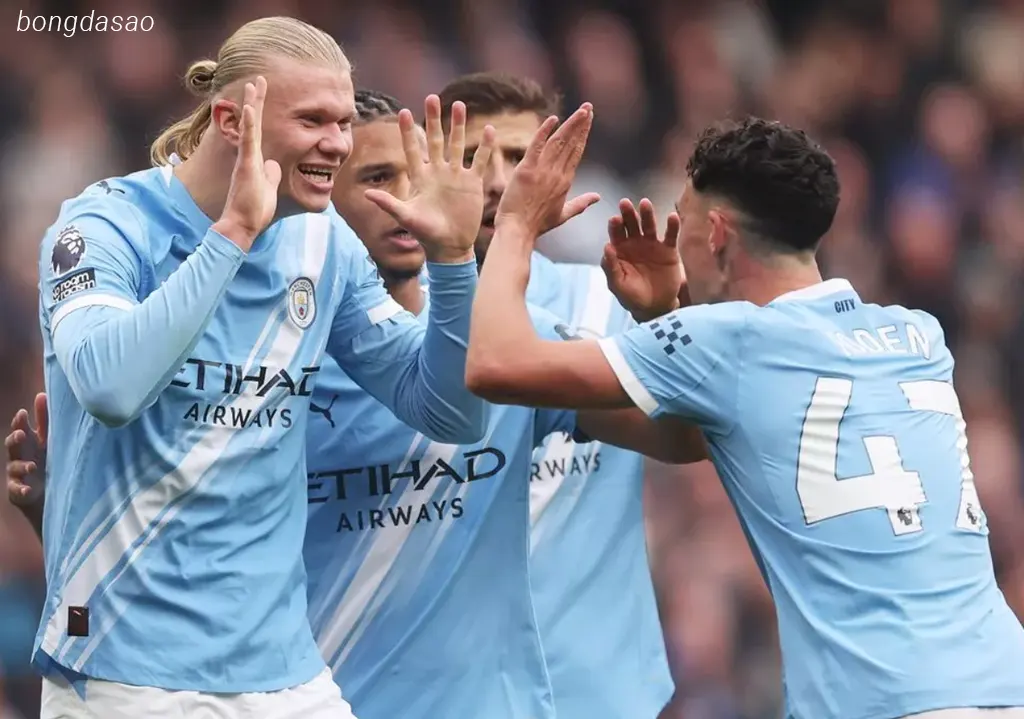 Kết quả vòng 8 Premier League: Man City bay cao nhờ Haaland