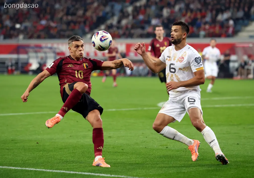 Kết quả vòng loại World Cup khu vực châu Âu: Bỉ vs Bắc Macedonia