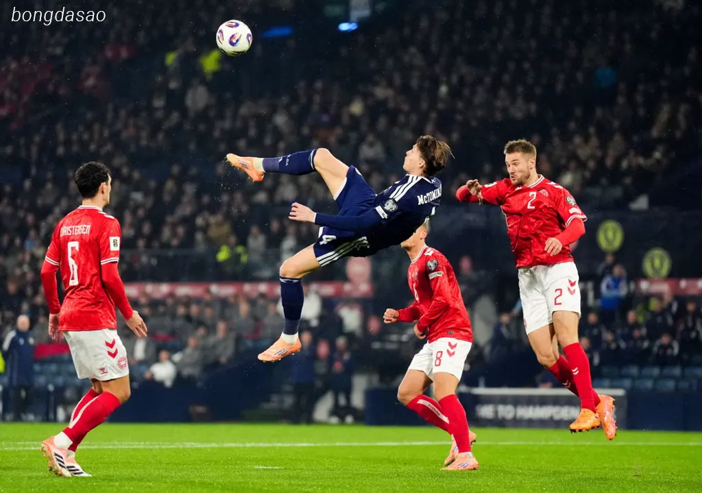 Kết quả bóng đá ngày 19/11: Scotland vs Đan Mạch